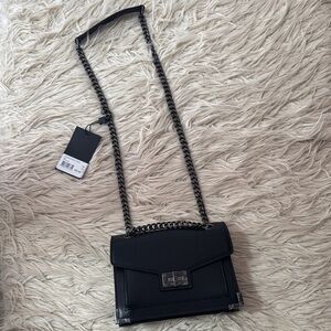 The Kooples black leather Elegant Chain Shoulder Bag✨NEW✨